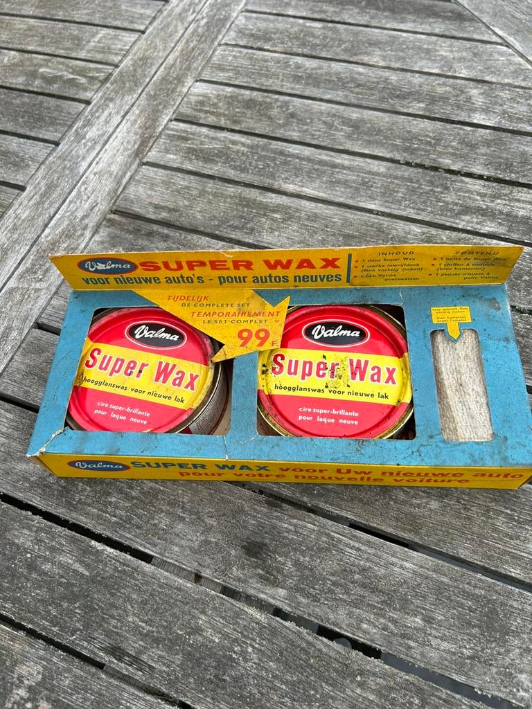Super wax ( oud ) voor auto’s, Ophalen of Verzenden, Zo goed als nieuw