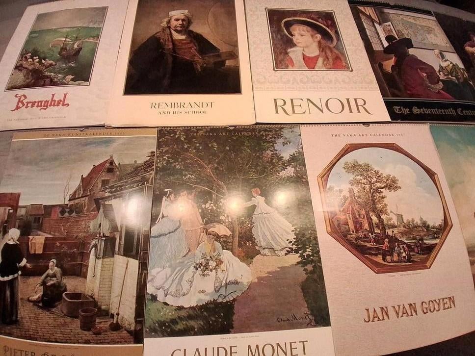 Collection de calendriers annuels Calendrier VAKA ART, Enlèvement