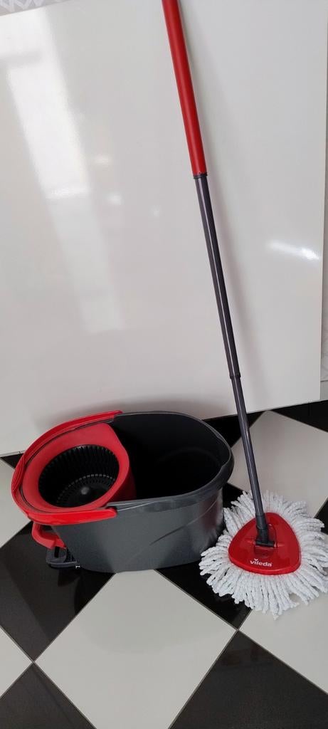 Vileda EasyWring & Clean Dweilsysteem met Emmer en Mop, Ophalen
