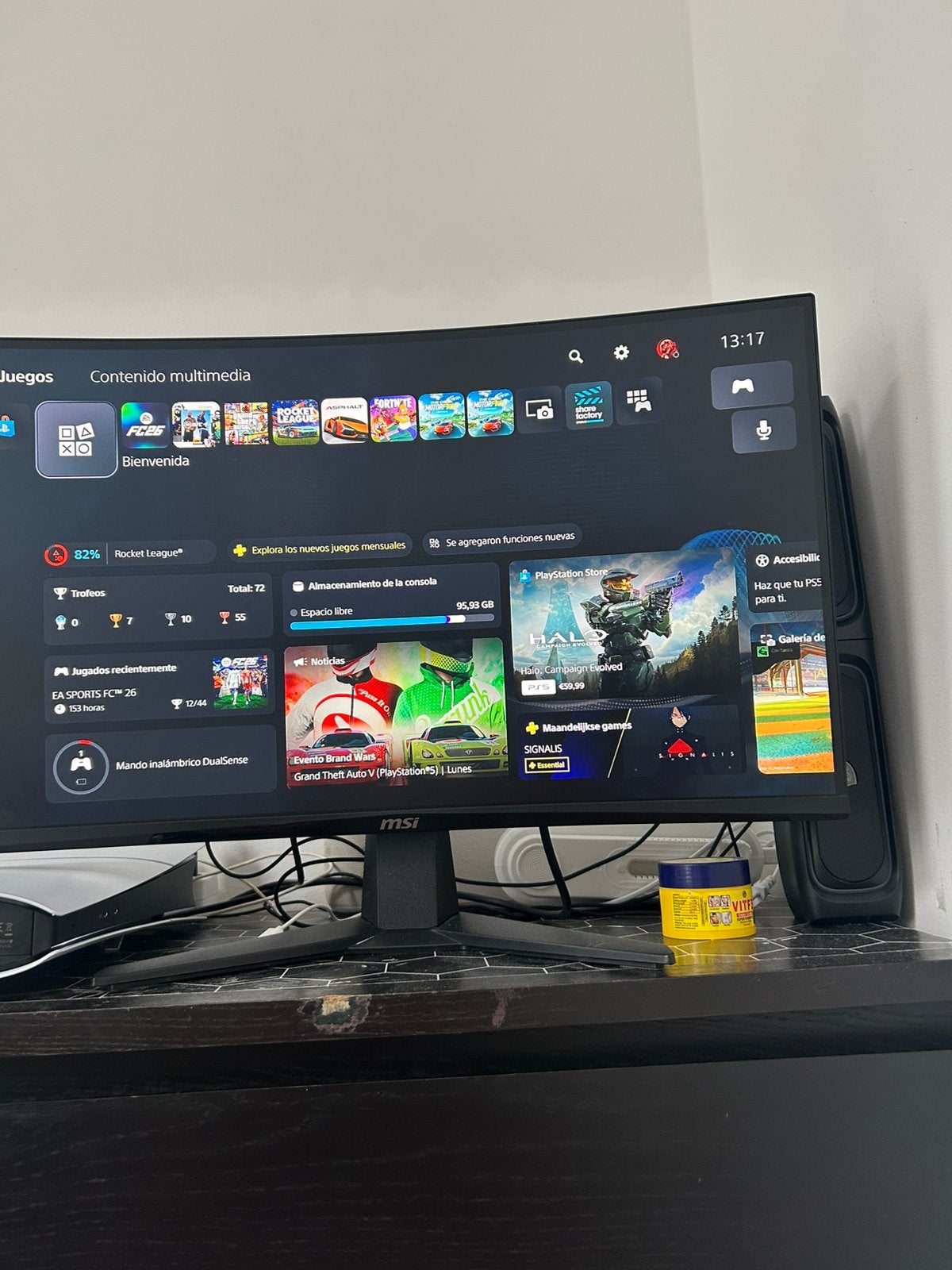 ️ MSI MAG 27CQ6F – Gebogen Gaming Monitor 27”, Ophalen of Verzenden, Zo goed als nieuw