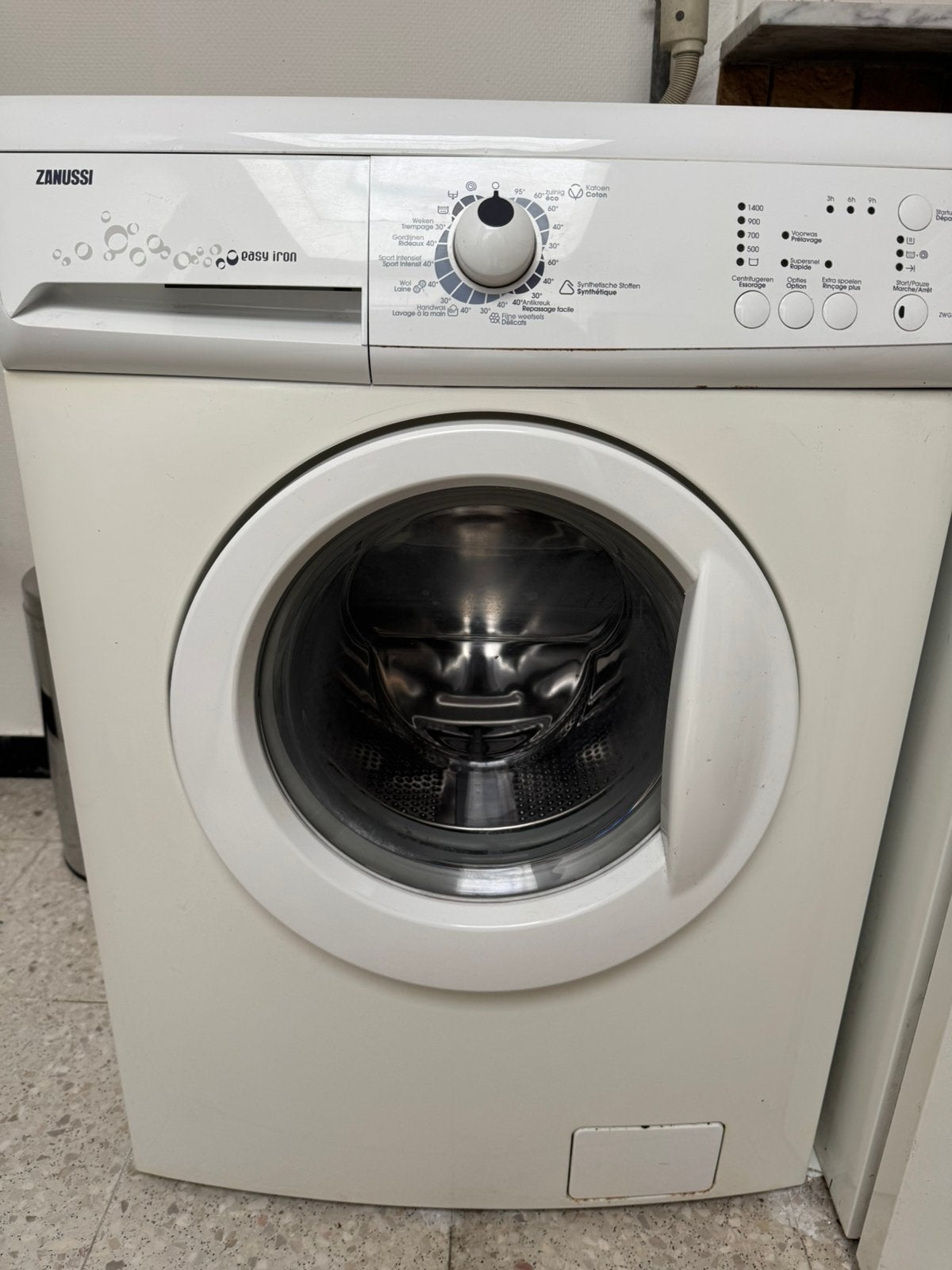 Zanussi wasmachine 5 kg – 1400 t/min, 1200 à 1600 tours, 4 à 6 kg, Programme court, Comme neuf