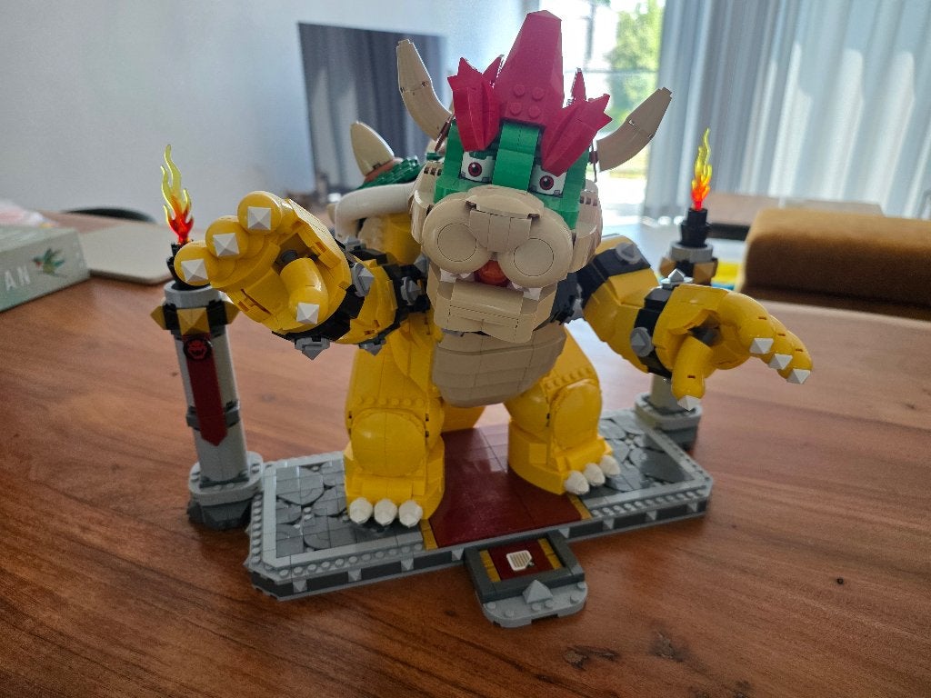 Lego Bowser 71411, Overige thema's, Lego, Ensemble complet, Comme neuf