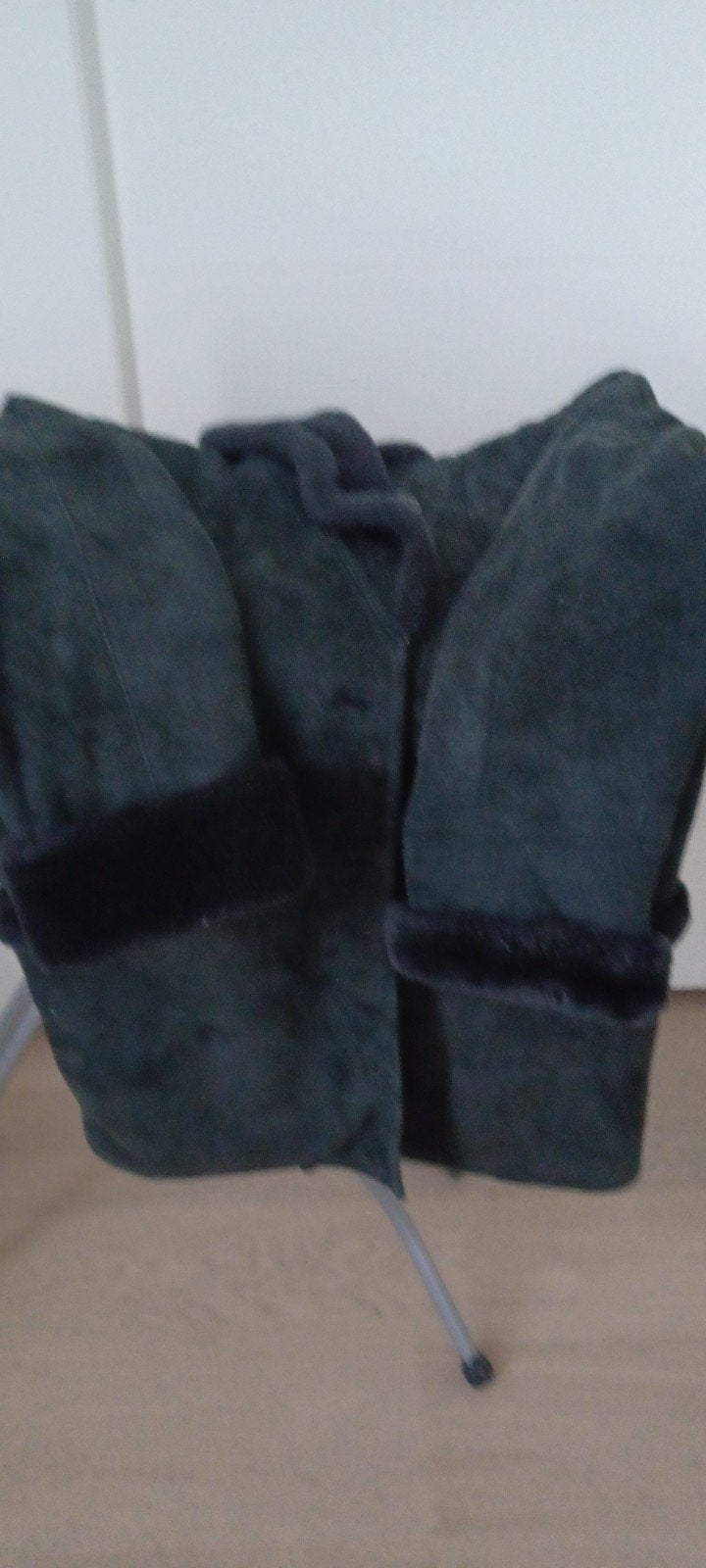 3/4 vest in Mouton Retourne, Ophalen, Gedragen, Maat 38/40 (M)