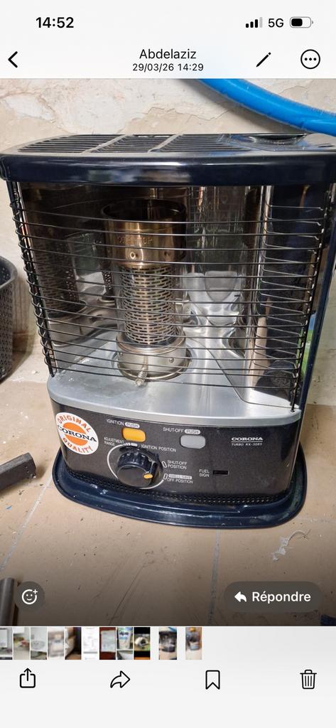 Chauffage petrole corona + pétrole, Maison & Meubles, Poêles, Enlèvement, Comme neuf