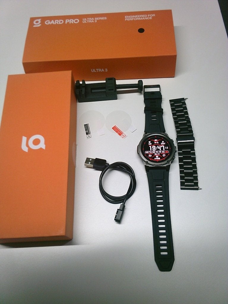 Smartwatch, Ophalen, Stappen, Zwart, Zo goed als nieuw