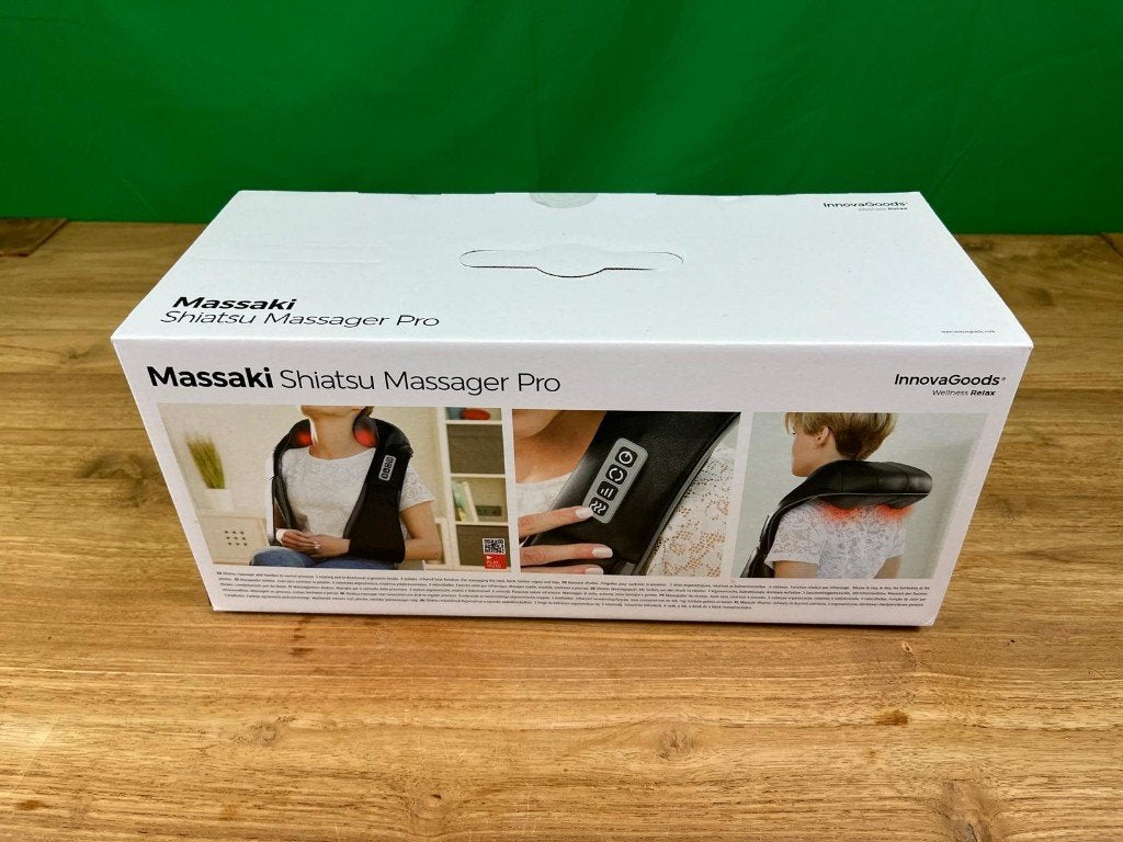 InnovaGoods Massaki Shiatsu Massager Pro met warmtefunctie, Sport en Fitness, Info@innovagoods.com, InnovaGoods (NINE NEW INVESTMENTS SL)