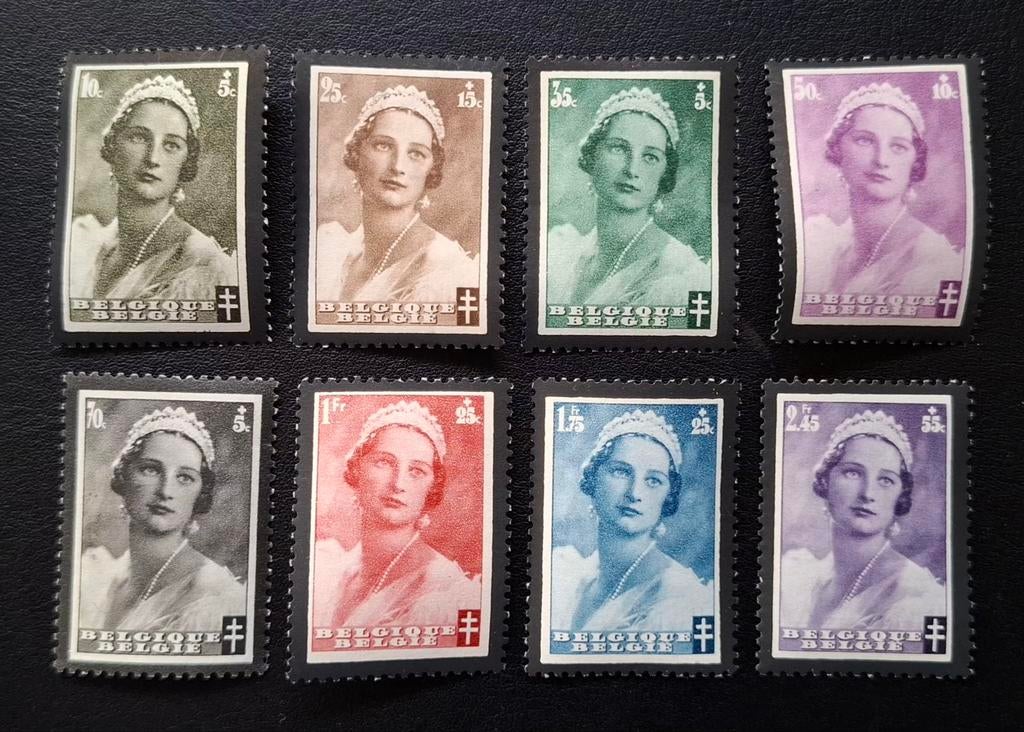 Belgique : COB 411/18 ** Antituberculeux 1935., Sans timbre, Neuf, Enlèvement ou Envoi, Non oblitéré