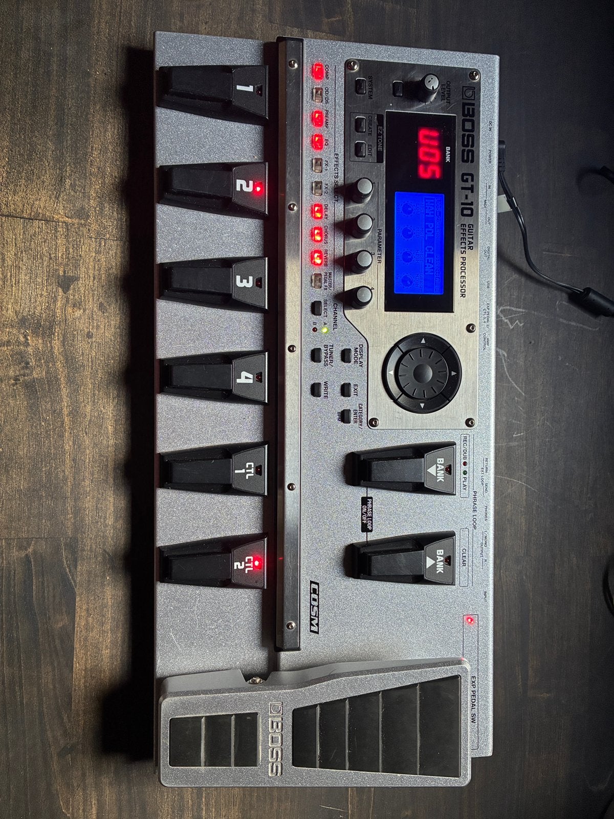 BOSS GT-10 Multieffect Processor (Inclusief Voeding), Muziek en Instrumenten, Ophalen of Verzenden, Zo goed als nieuw, Reverb