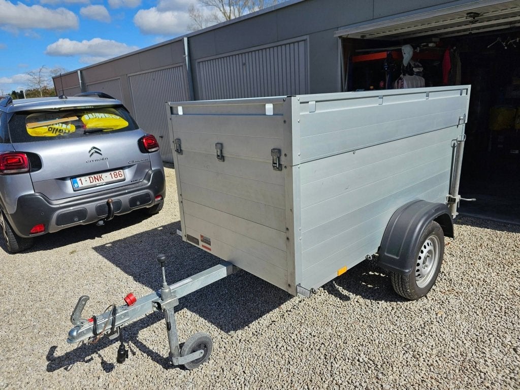 Remorque en aluminium avec couvercle supérieur ouvrant, Enlèvement, Utilisé
