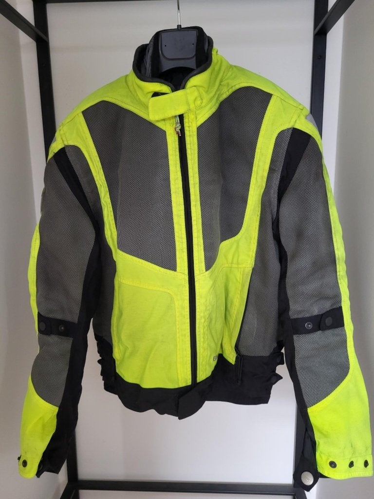 fluo BMW Airshell motorvest maat L, Jas | textiel, Heren, Tweedehands, Ophalen