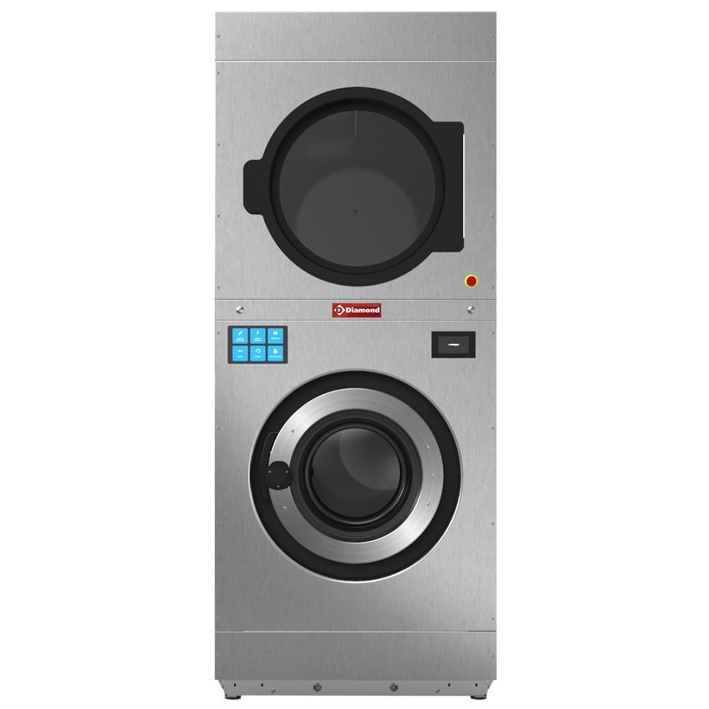 Supercentrifuge wasmachine van 11kg (elektrisch) + droger va, Ophalen of Verzenden, Nieuw, Droogmolen
