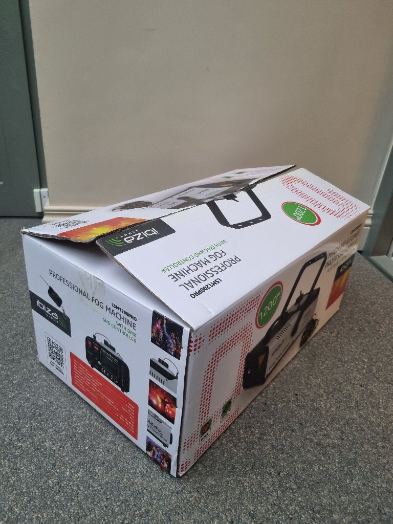 IBIZA LSM1200 pro rookmachine - NIEUW, Muziek en Instrumenten, Ophalen of Verzenden, Nieuw, Rookmachine
