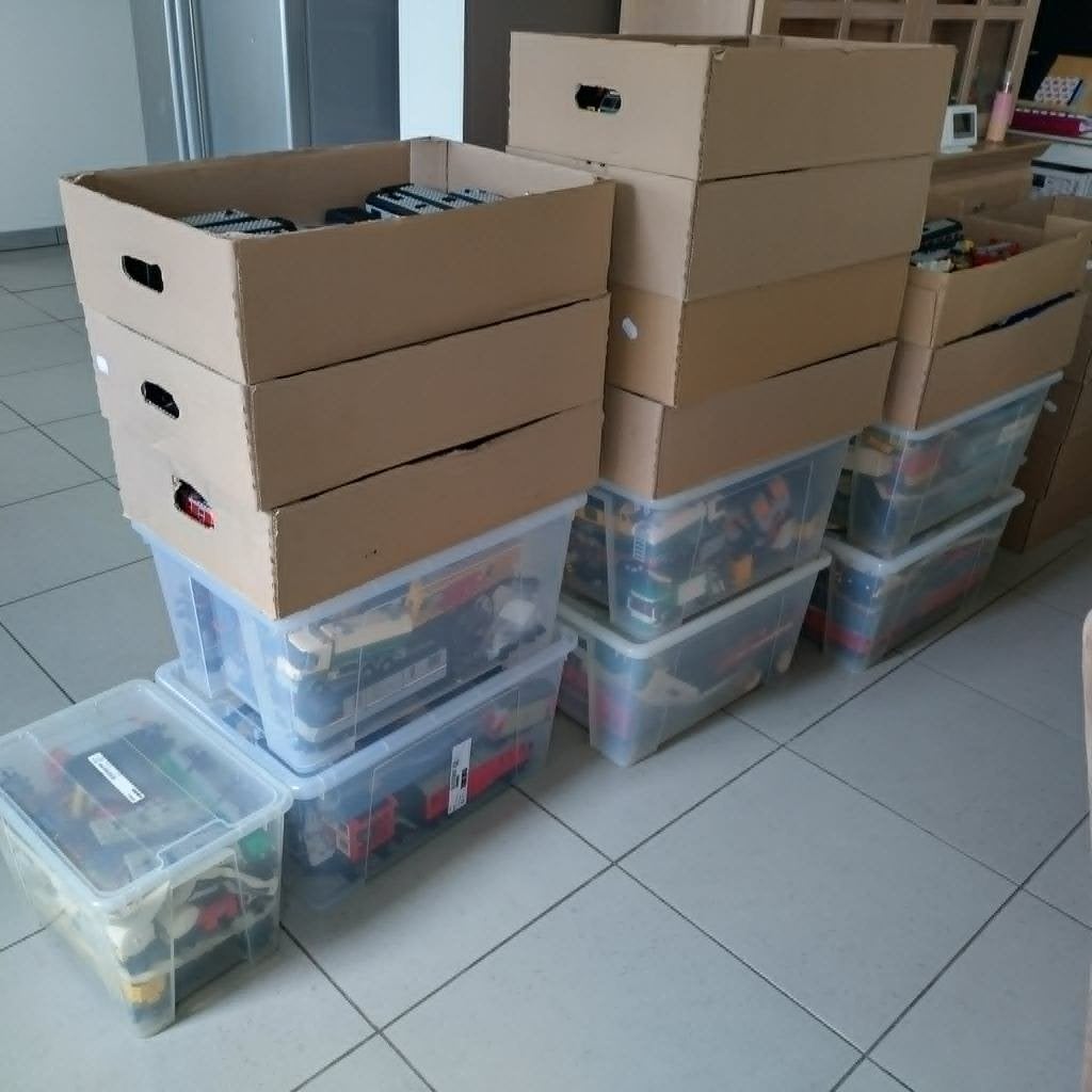 Lego Mega lot Treinen en toebehoren, Ophalen, Gebruikt, Lego, Compleet
