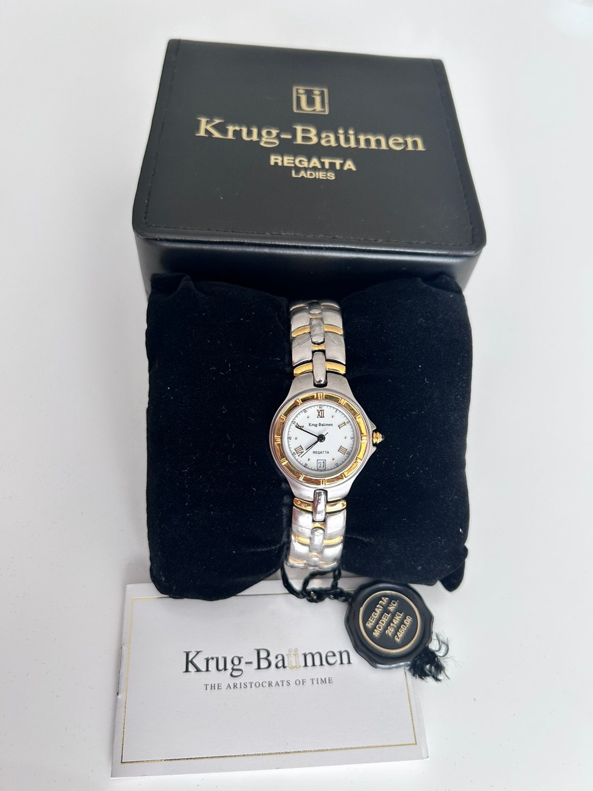 Krug baümen dames horloge, Handtassen en Accessoires, Horloges | Dames, Ophalen, Zo goed als nieuw