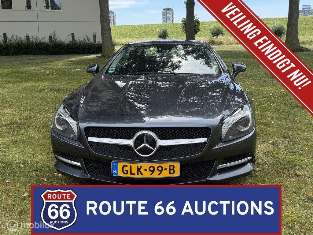 Mercedes-Benz SL 500 | 2013 | Route 66 Auctions, Auto's, Mercedes-Benz, Gebruikt, Zwart, Bedrijf, Handgeschakeld