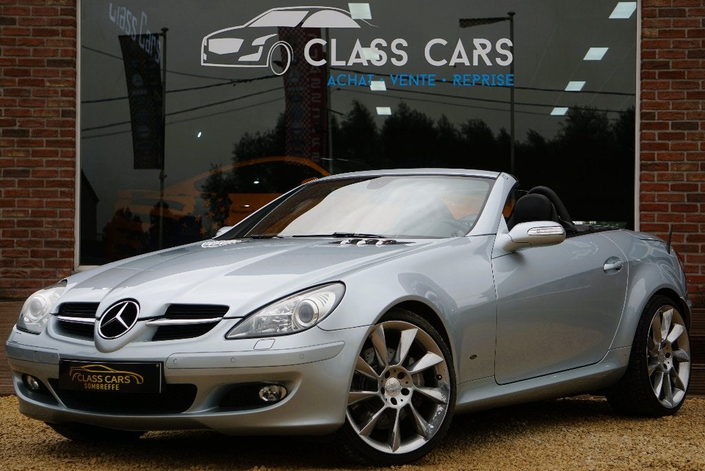 MERCEDES-BENZ SLK 200 Edition LORINSOR AUTO XENON PDC CLIM, Autos, Cuir, Argent ou Gris, Achat, Entreprise