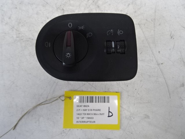 COMMUTATEUR Seat Ibiza IV SC (6J1) (6J1941531H), Autos : Pièces & Accessoires, Utilisé, Seat