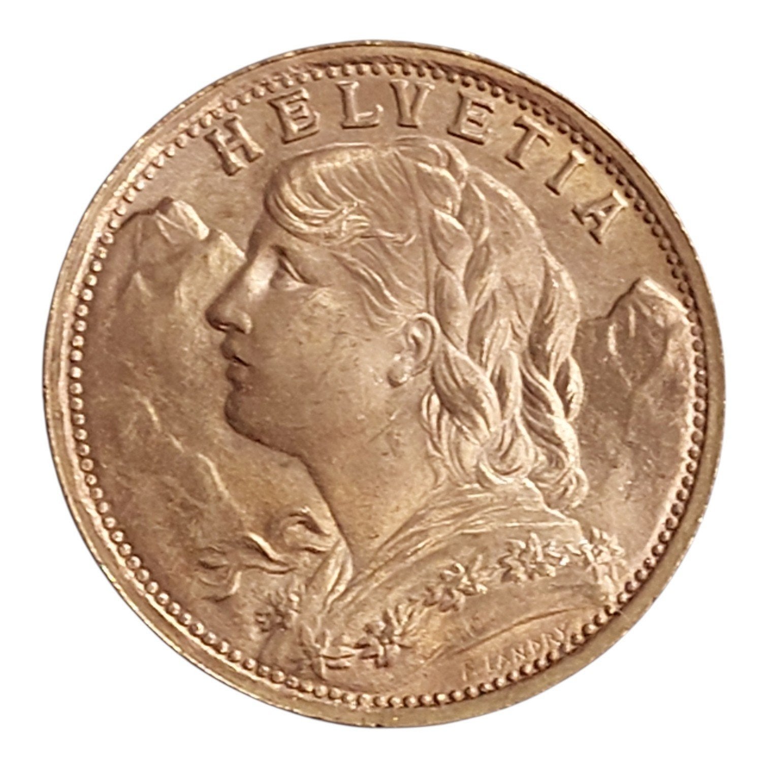 Munt, Zwitserland - 20 Frank Vreneli - 1935, Goud 900, Ophalen of Verzenden, Losse munt, Goud
