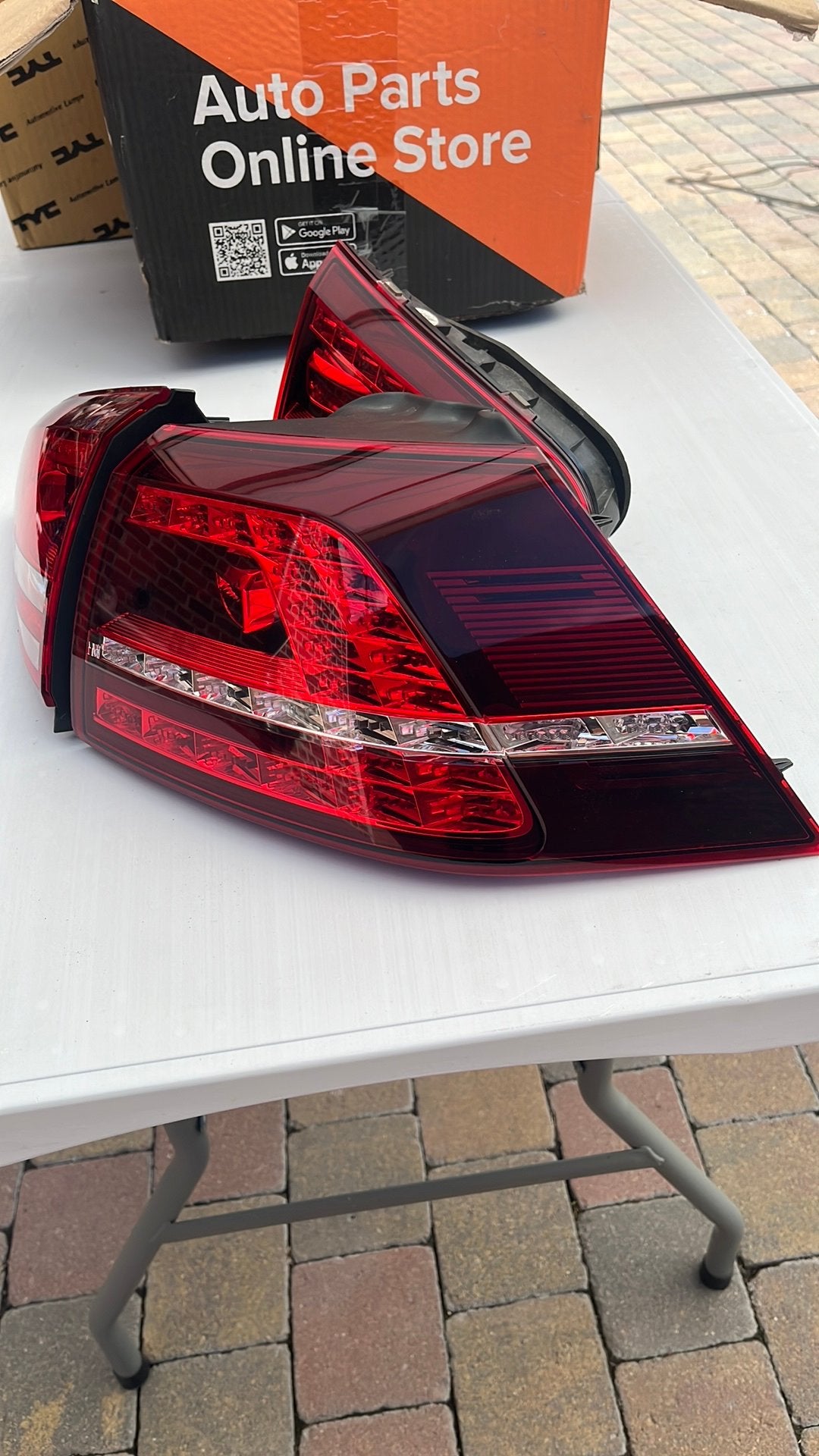 Feux Golf 7 arriere droite led, Enlèvement, Utilisé, Volkswagen