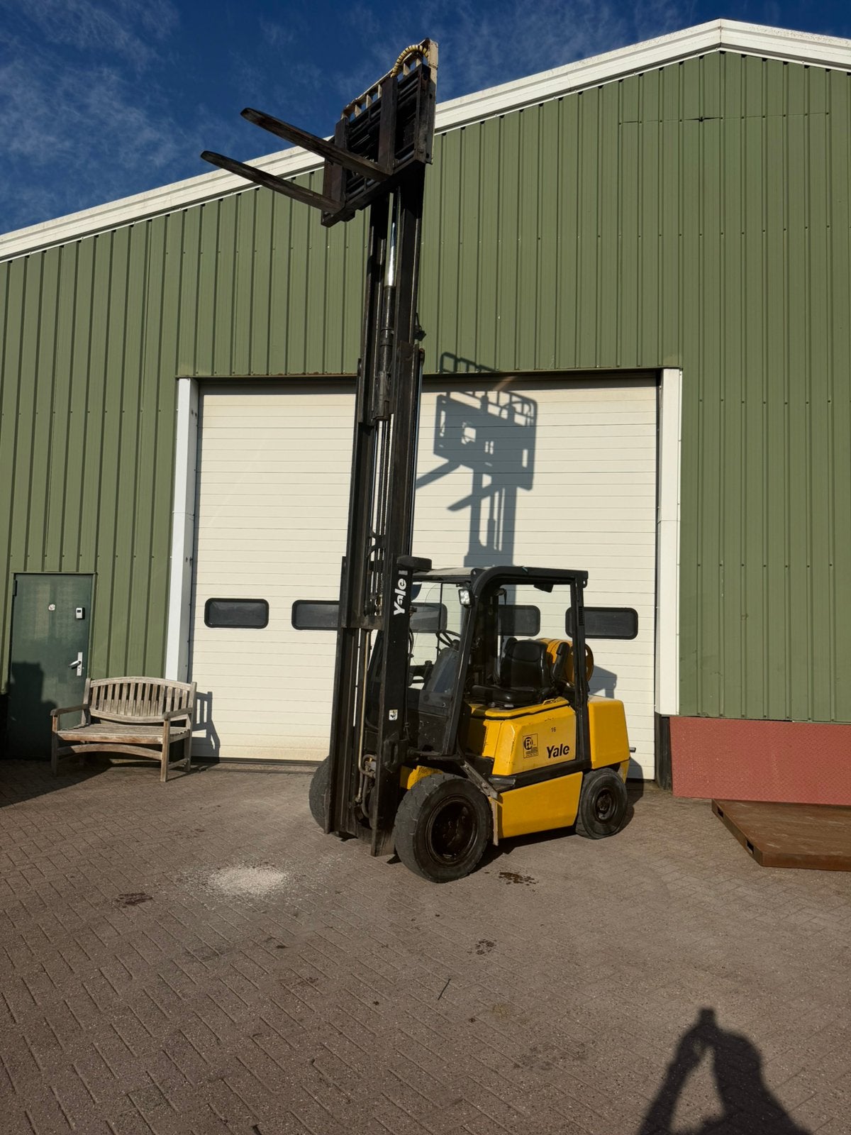 Te koop heftruck yale 3 t gas vorkenversteller. Sideshift, Enlèvement