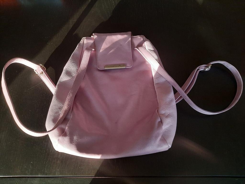 Rugtas, Crinkles, Handtassen en Accessoires, Ophalen of Verzenden, Zo goed als nieuw, Paars, Overige merken
