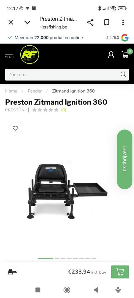 Gezocht Preston ignition, Watersport en Boten, Hengelsport | Witvissen, Ophalen