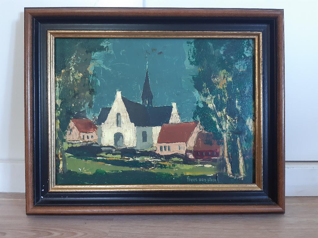 peinture FRANS VAN STEEN., Antiquités & Art, Art | Peinture | Classique, Enlèvement ou Envoi