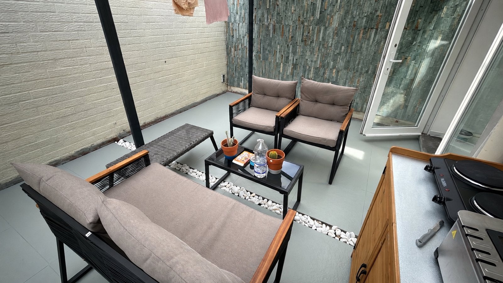 220€ jardin exterieur fauteuil, Jardin & Terrasse, Enlèvement, Comme neuf