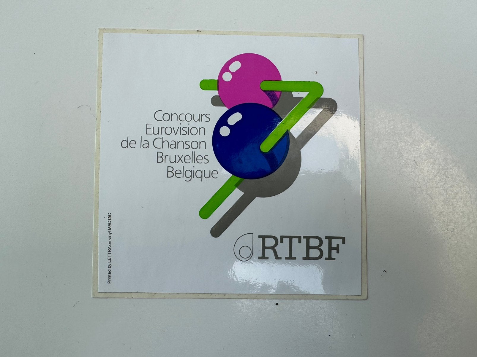 Sticker RTBF, Ophalen of Verzenden, Nieuw, Film, Tv of Omroep