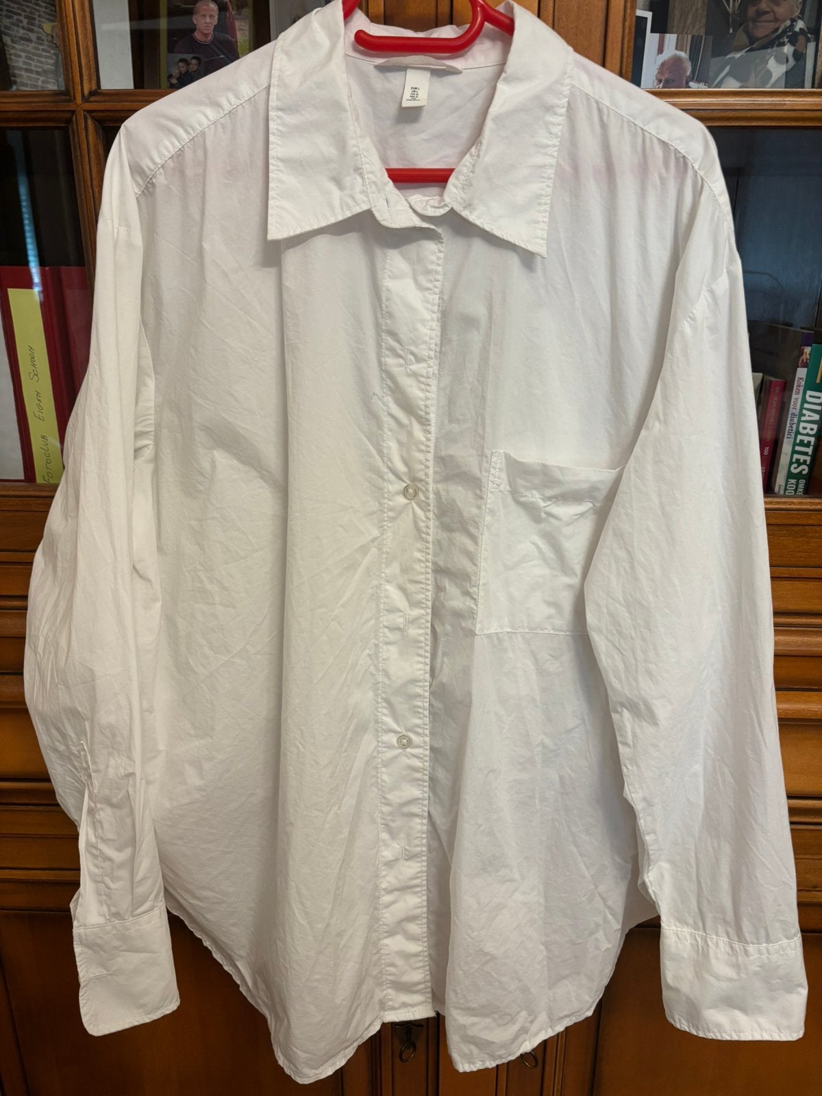 Damens hemd oversized, Ophalen, Zo goed als nieuw, Wit