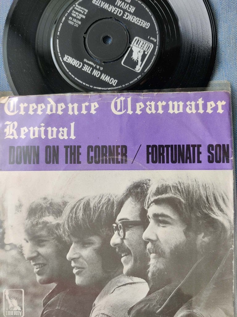 CCR (down on the corner/fortunate son, liberty, 5C00690781M, Ophalen of Verzenden