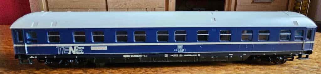 Voiture  voyageur TEN   roco bleue, Hobby & Loisirs créatifs, Enlèvement ou Envoi, Roco