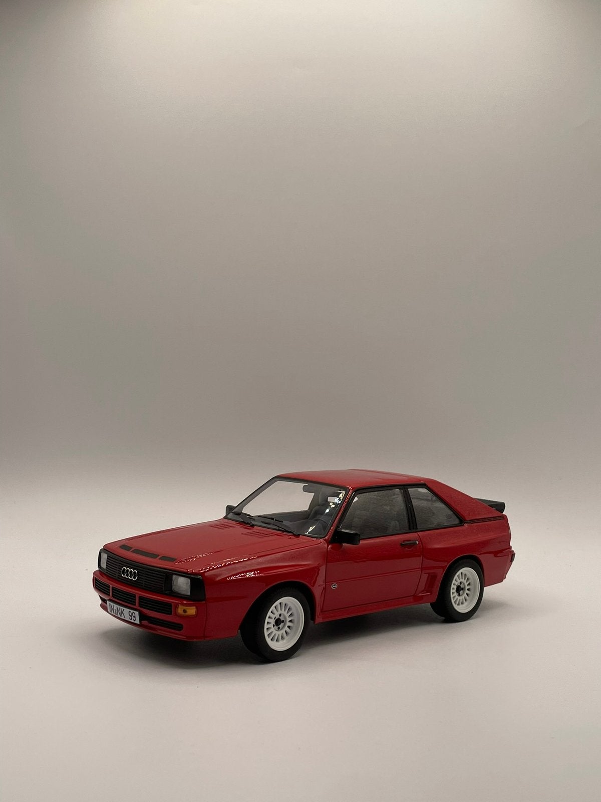 Audi Sport Quattro Norev 1/18, Ophalen, Zo goed als nieuw, Norev