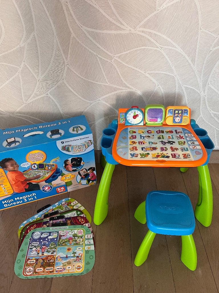 Mijn Magisch Bureau 3 in 1, Enfants & Bébés, Jouets | Vtech, Enlèvement ou Envoi, Comme neuf