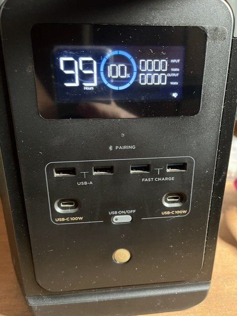 Batterie portable Ecoflow Delta 2, Computers en Software, Accu's en Batterijen, Ophalen, Zo goed als nieuw, Ecoflow