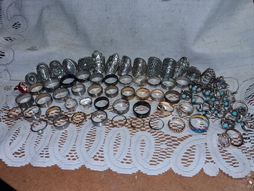 Lot ringen 72 delig, Verzenden, Zo goed als nieuw