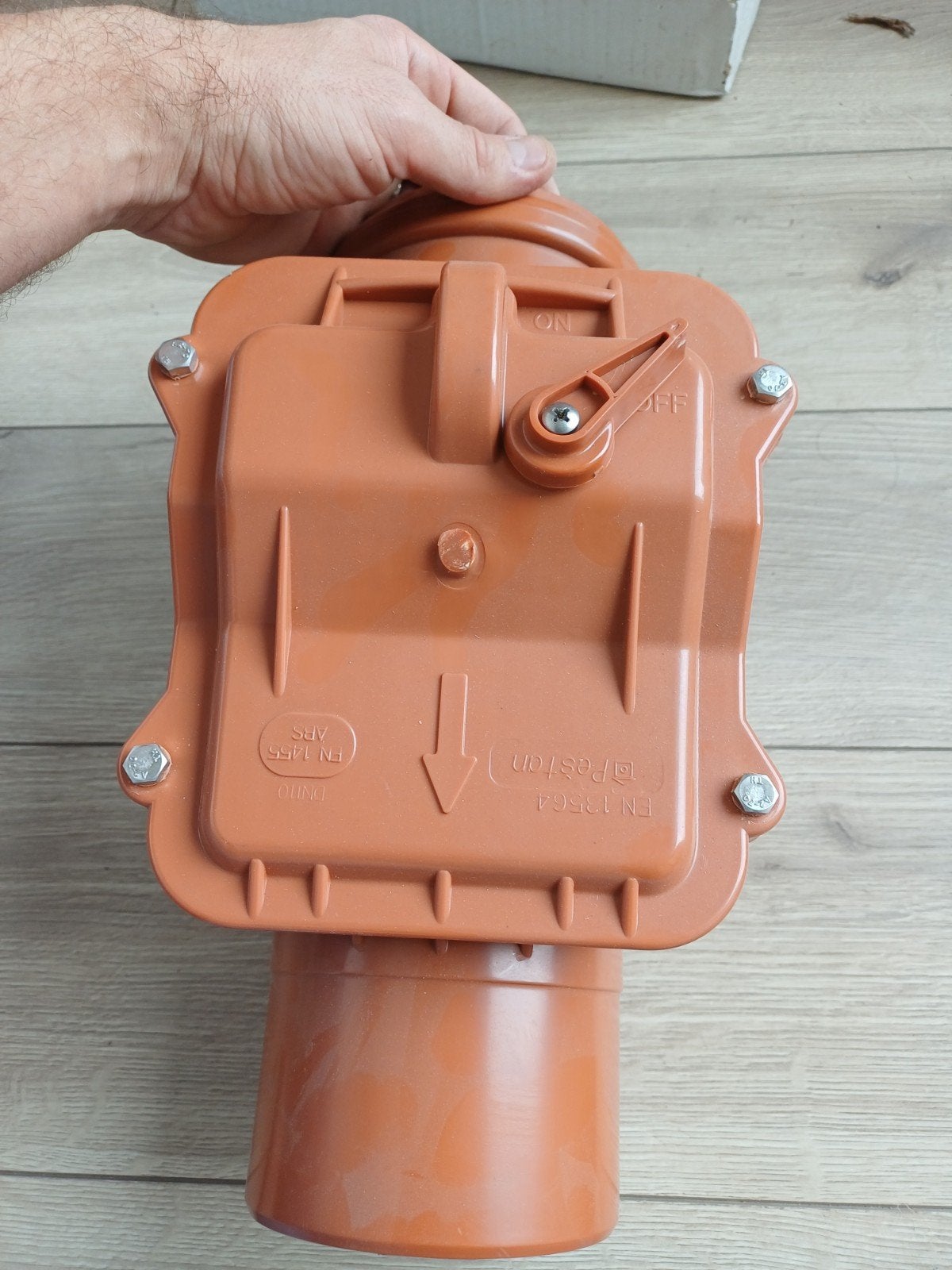 terugslagklep 110, Doe-het-zelf en Bouw, Ophalen, Nieuw, PVC, 80 mm of meer