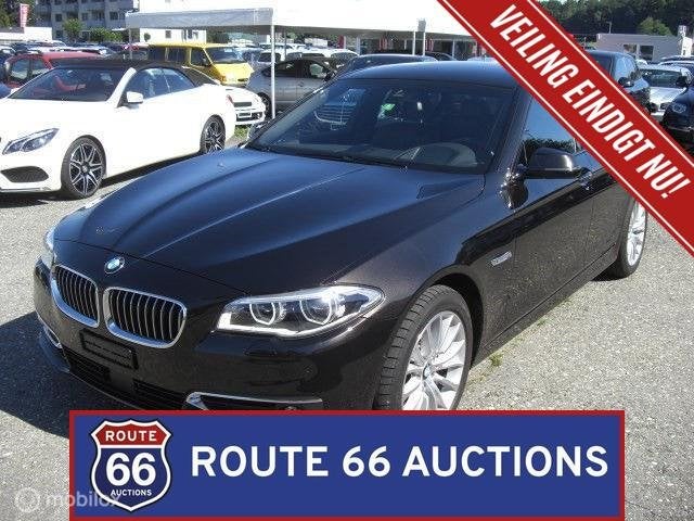 BMW 550i | 2015 | Route 66 Auctions, Auto's, Gebruikt, Zwart, Bedrijf, Handgeschakeld