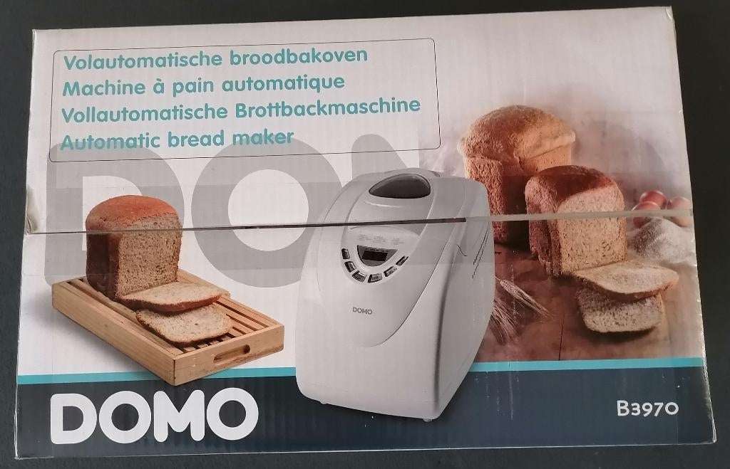 Broodbakmachine Domo Nog nieuw, Elektronische apparatuur, Broodbakmachines, Ophalen, Nieuw, Met timer, Kijkvenster