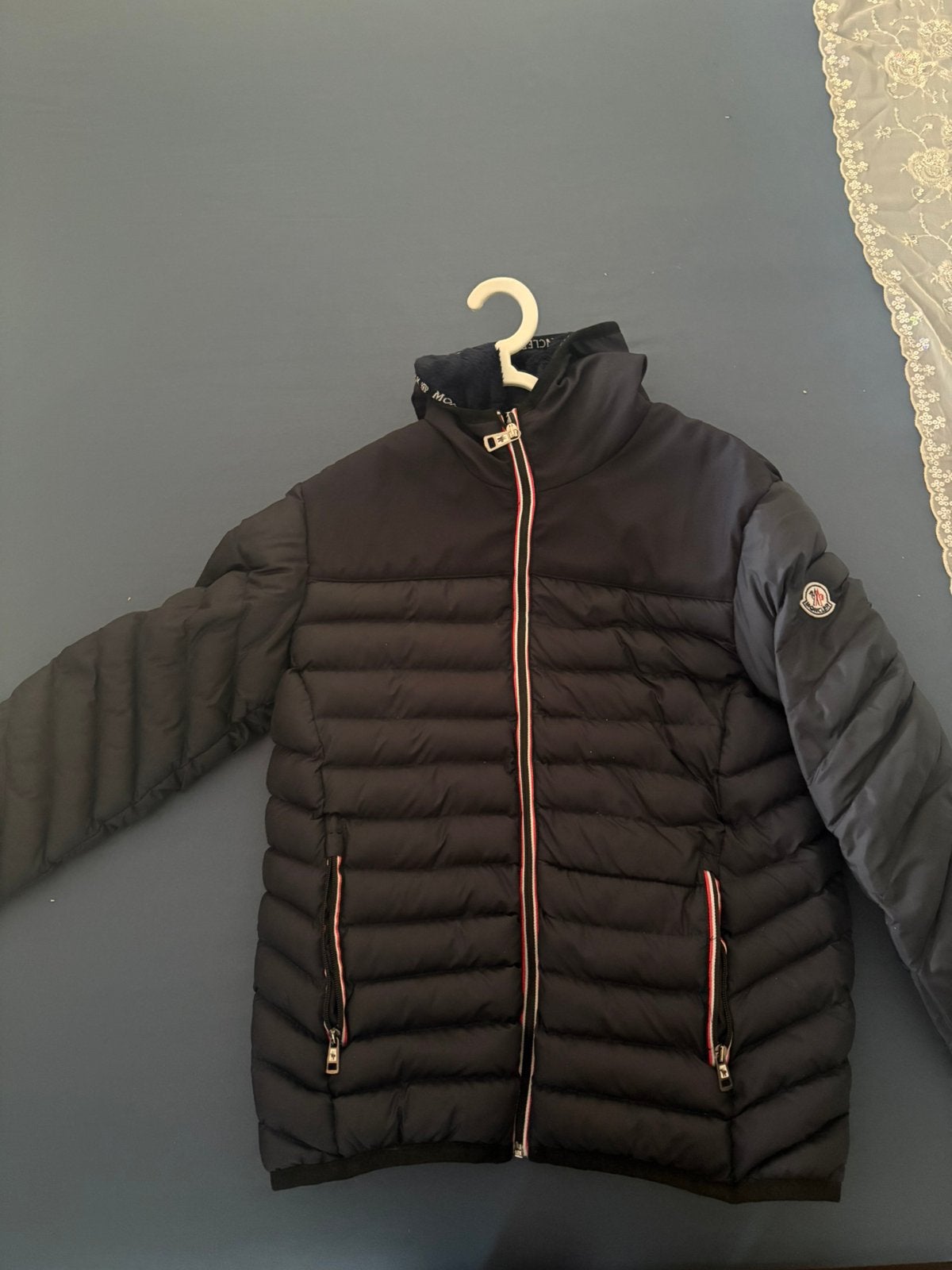 Moncler jas, Kleding | Heren, Ophalen, Zo goed als nieuw, Maat 46 (S) of kleiner