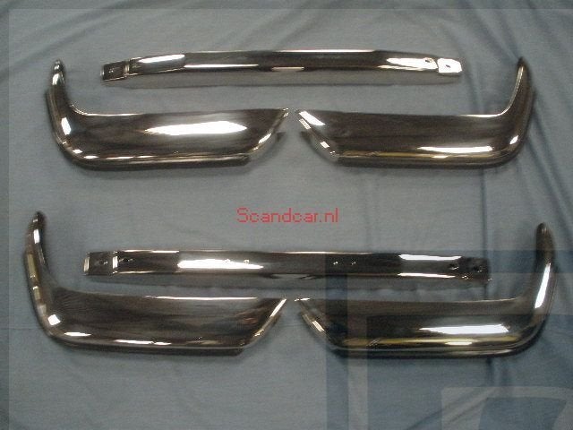 Volvo Bumper P1800S+E+ES achter en voor complete set (6dln), Ophalen of Verzenden, Nieuw, Volvo, Bumper