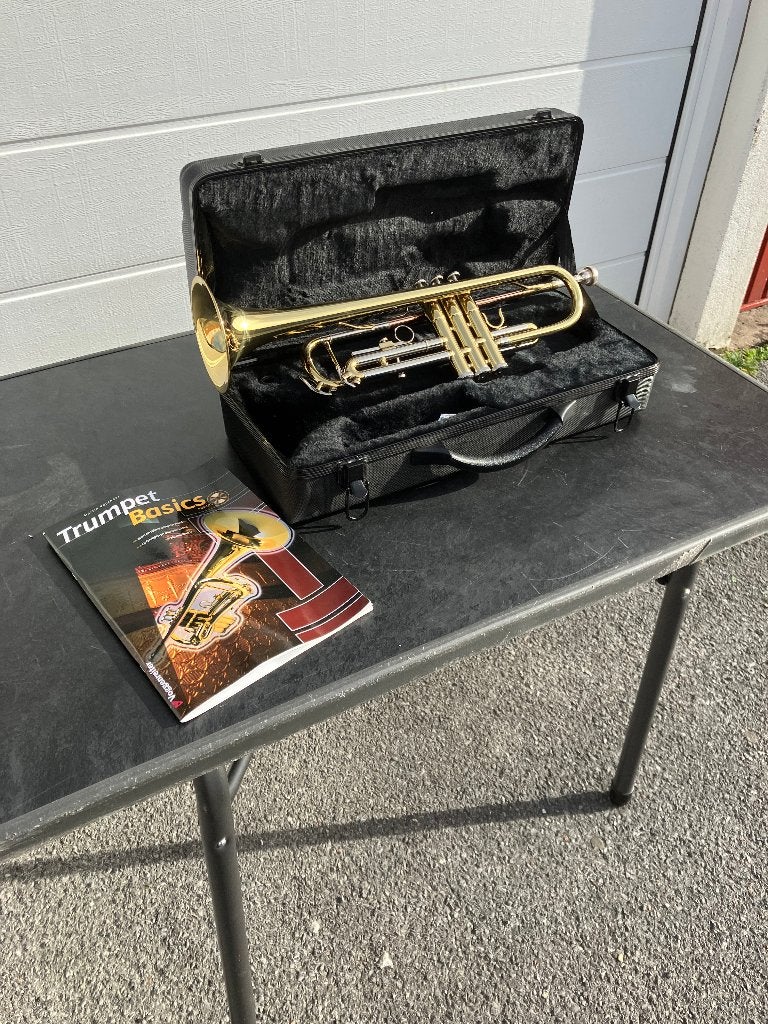 Trompet Olvetty, Musique & Instruments, Enlèvement, Neuf, Trompette en si bémol, Avec valise