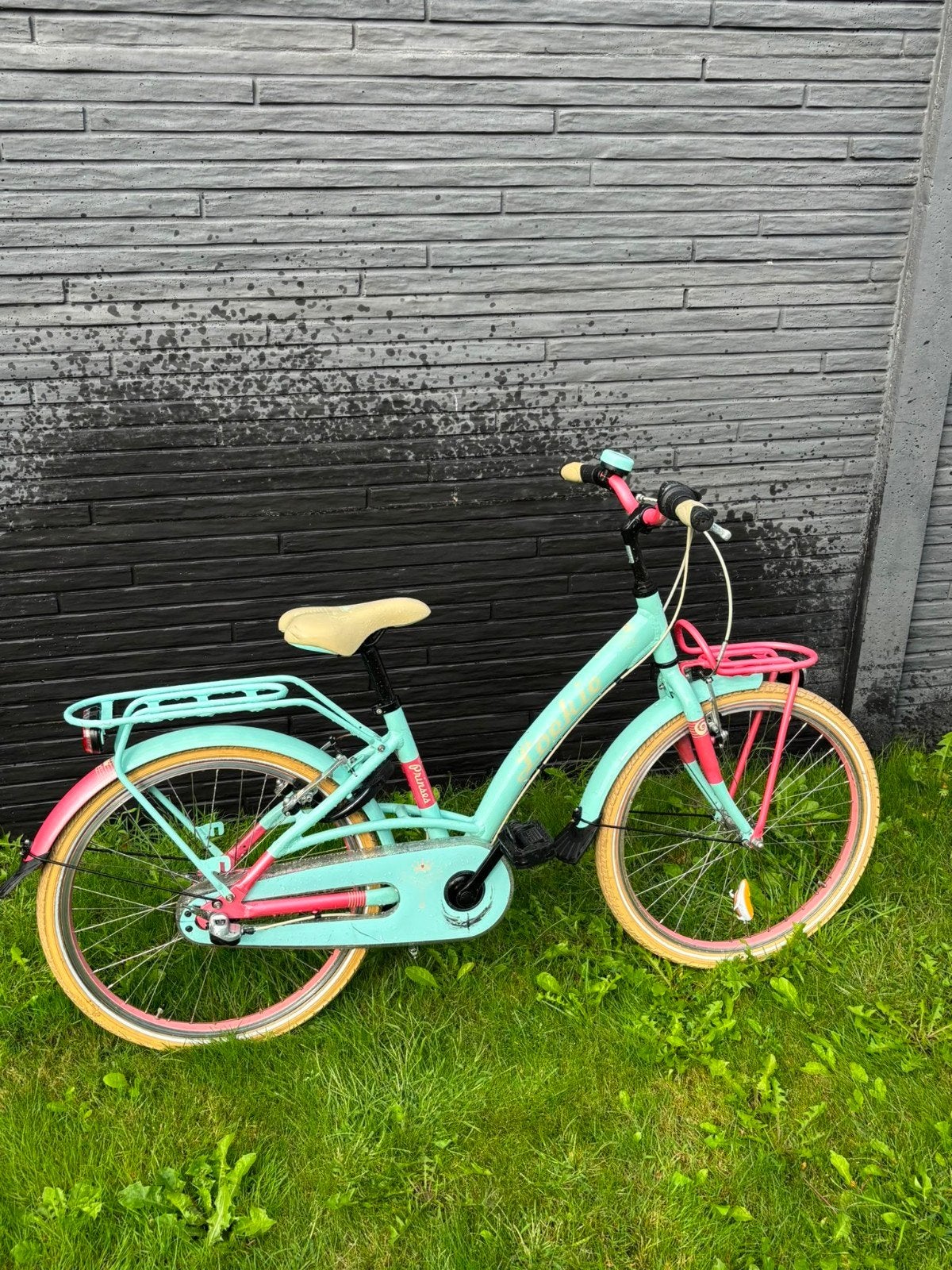 meisjes fiets, Ophalen, Zo goed als nieuw, Velgrem, 22 inch