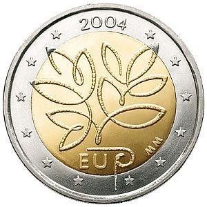 2004 2 Euro Sp. Uitg. Finland Uitbr. EU, Ophalen of Verzenden, Finland, 2 euro, Losse munt