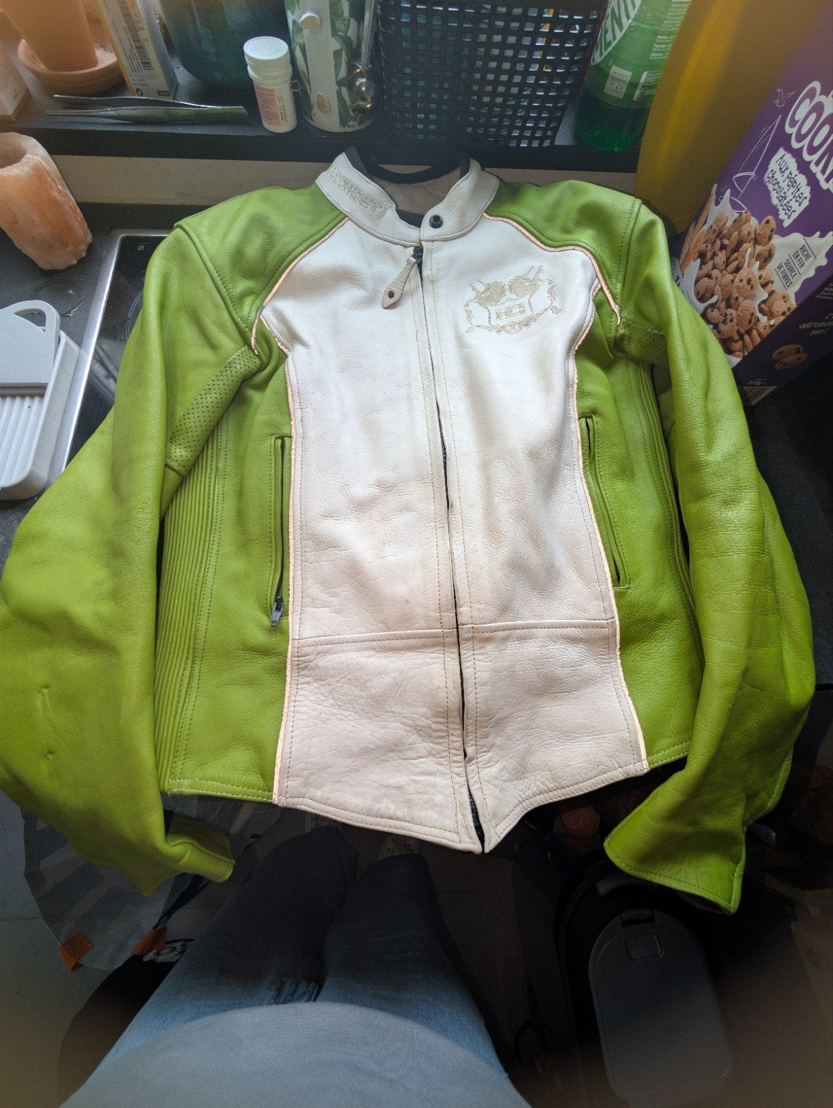 blouson moto, Motos, Enlèvement, Seconde main, Manteau | cuir, Hollyghost