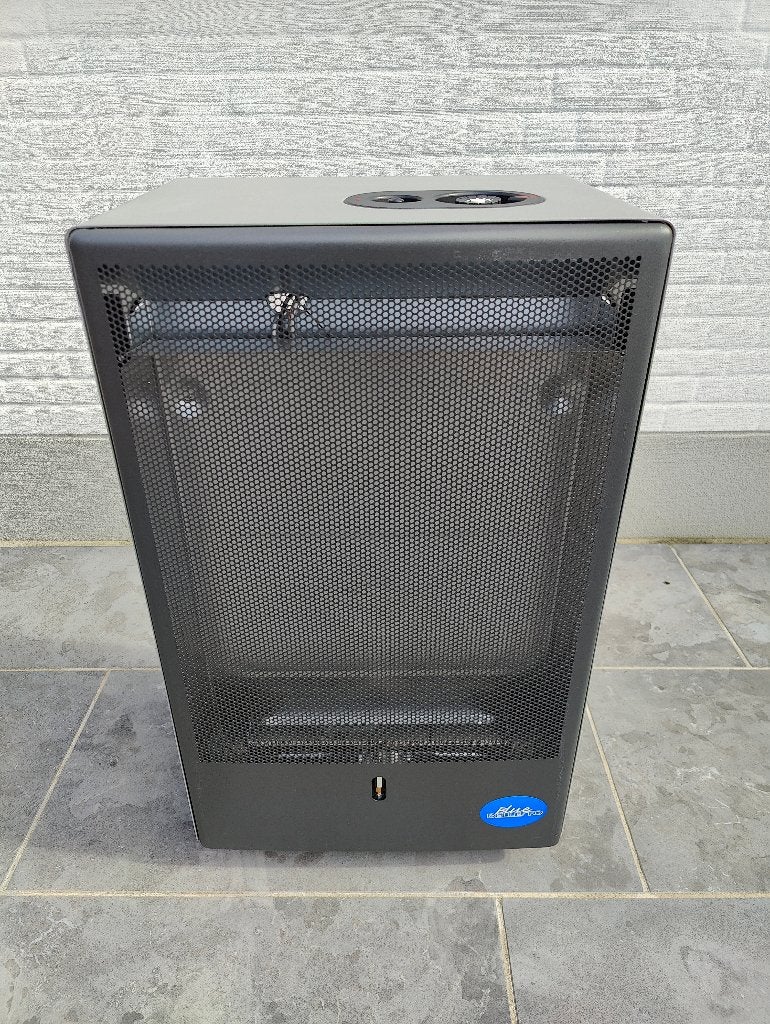 Moderne geskachel (inclusief gasfles), Huis en Inrichting, Ophalen, Gas, Zo goed als nieuw, Vrijstaand
