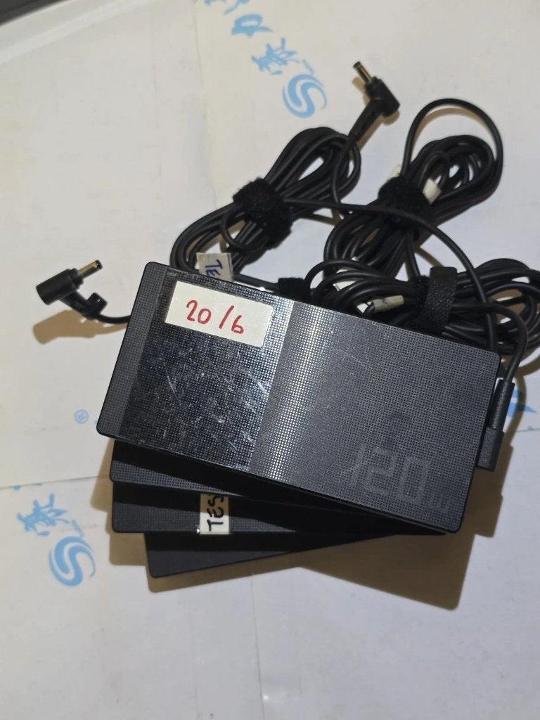 Asus 120W laptop oplader A17-120P2A 20V 6.0A voor gaming, Computers en Software, Verzenden, Zo goed als nieuw, Asus