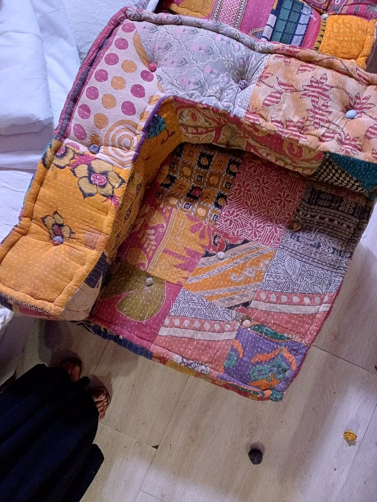 2 coussins de sol, Coussin de palette, Carré, Enlèvement, Utilisé