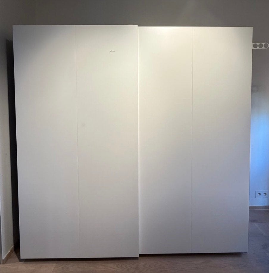 Ikea Pax Schuifdeuren 200 x 201 - wit, Ikea pax, 150 à 200 cm, Enlèvement, Utilisé
