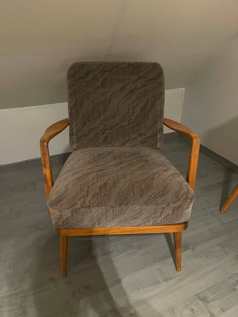 Vintage stoeltjes, Huis en Inrichting, Ophalen, Gebruikt, Twee, Overige kleuren